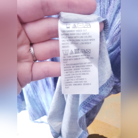 QVC UK Flowy Purple Shirt Size 1X - Picture 7 of 10